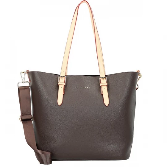 Foto van product bugatti Shopper 'Ella' beige / donkerbruin