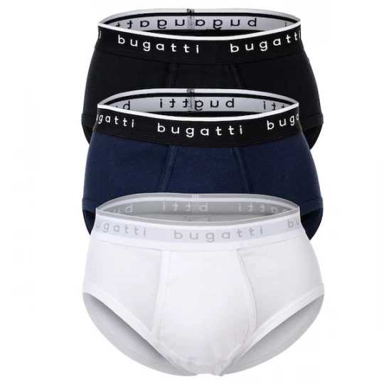 Foto van product bugatti Slip blauw / grijs / zwart / wit