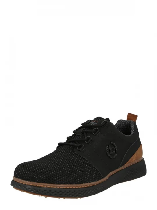 Foto van product bugatti Sportieve veterschoen bruin / zwart