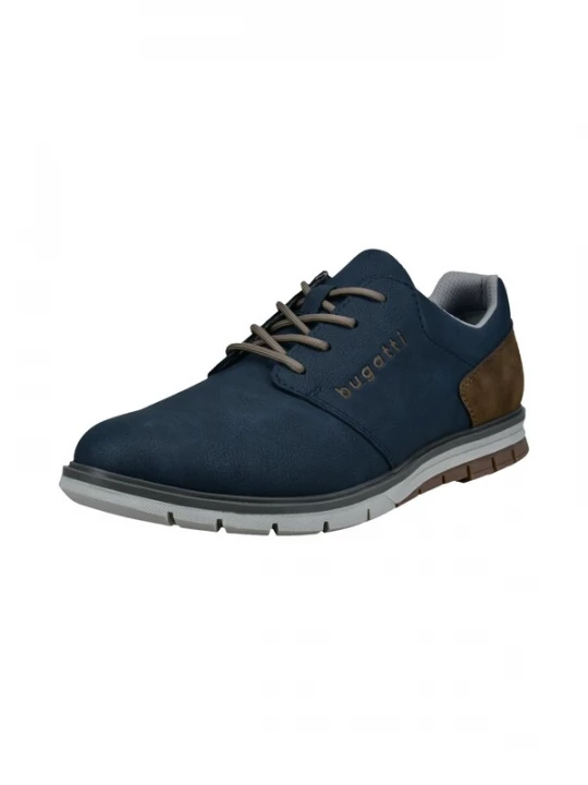 Foto van product bugatti Sportieve veterschoen donkerblauw / bruin