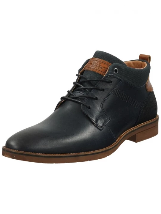 Foto van product BULLBOXER Veterschoen navy / cognac