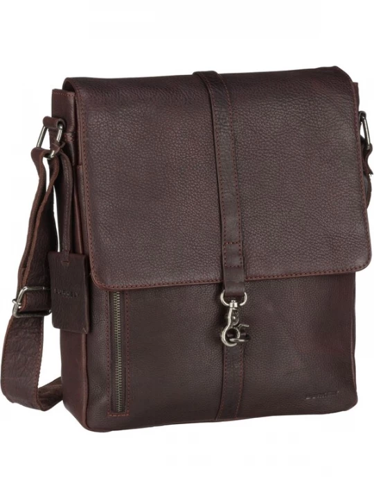 Foto van product Burkely Schoudertas 'Antique Avery' donkerbruin