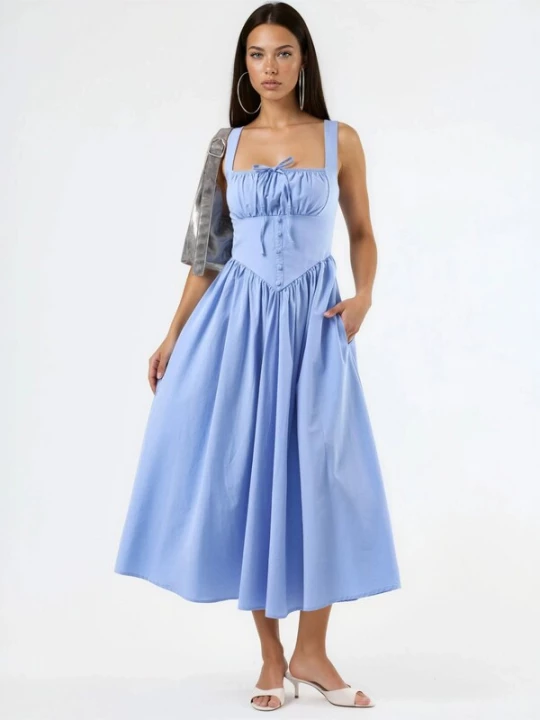 Foto van product Busem Jurk blauw