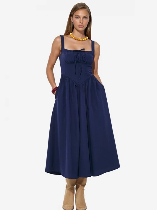 Foto van product Busem Jurk kobaltblauw