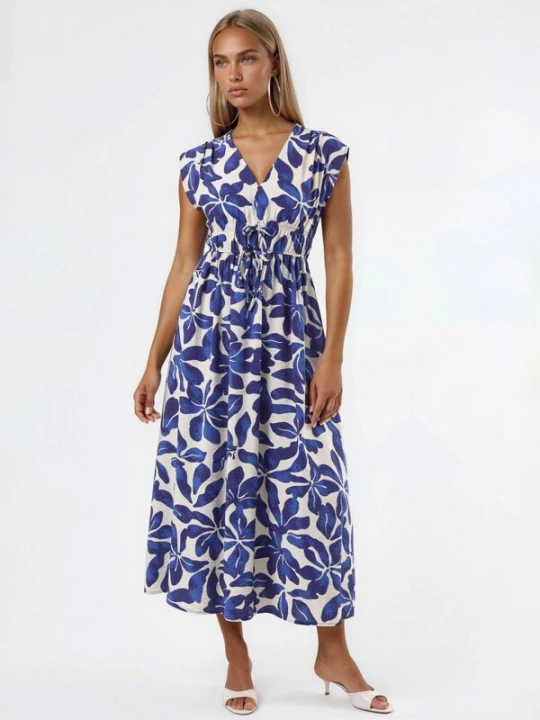 Foto van product Busem Jurk nachtblauw / wit