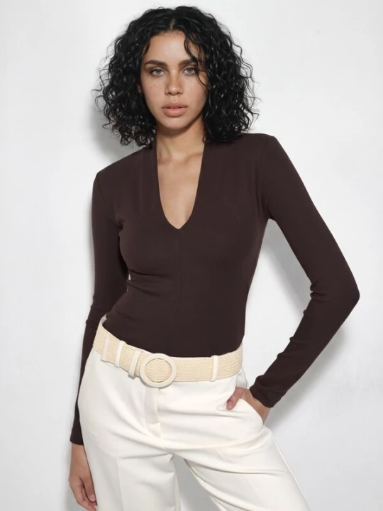 Foto van product Busem Shirt chocoladebruin
