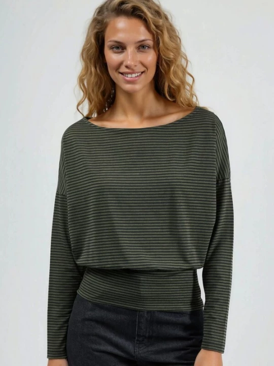 Foto van product Busem Shirt groen / zwart