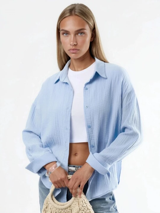 Foto van product Busem Shirt lichtblauw