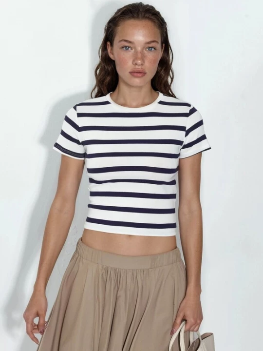 Foto van product Busem Shirt marine / wit