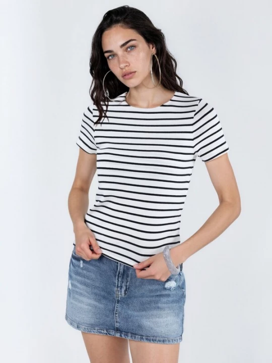 Foto van product Busem Shirt zwart / wit