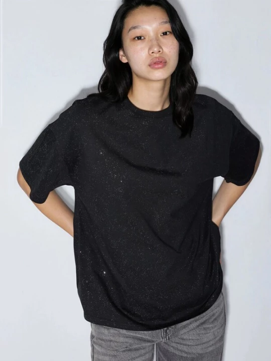 Foto van product Busem Shirt zwart / wit
