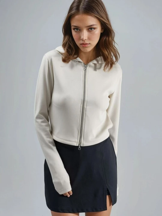 Foto van product Busem Sweatvest lichtbeige
