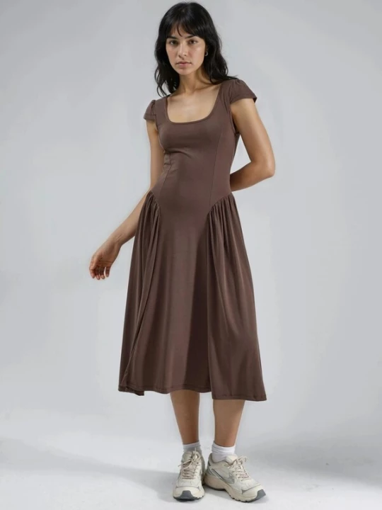 Foto van product Busem Zomerjurk bruin