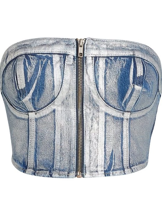 Foto van product Bustier KARL LAGERFELD lichtblauw denim