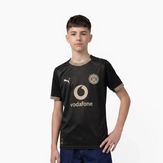 Foto van product BVB Sondertrikot 100 Jahre Rote Erde Kinder Puma zwart