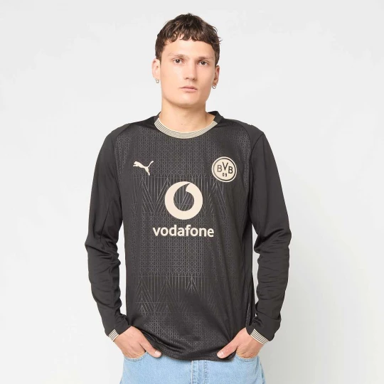 Foto van product BVB Sondertrikot langarm 100 Jahre Rote Erde Puma zwart