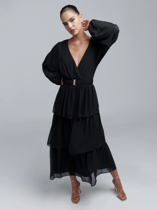 Foto van product BWLDR Avondjurk 'Alana' zwart