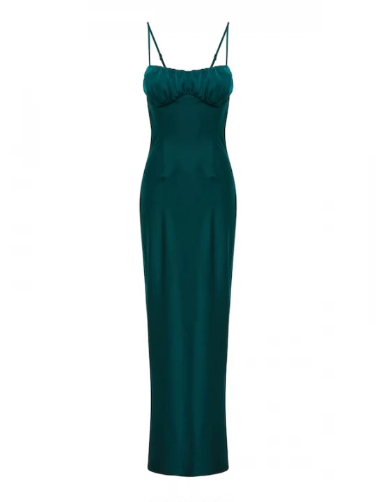 Foto van product BWLDR Avondjurk 'BERNETTE' groen