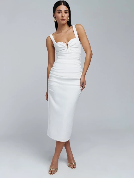 Foto van product BWLDR Avondjurk 'BROOKES' wit