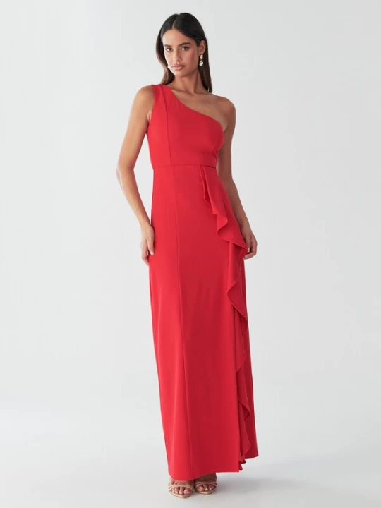 Foto van product BWLDR Avondjurk 'CATIA DRESS' rood