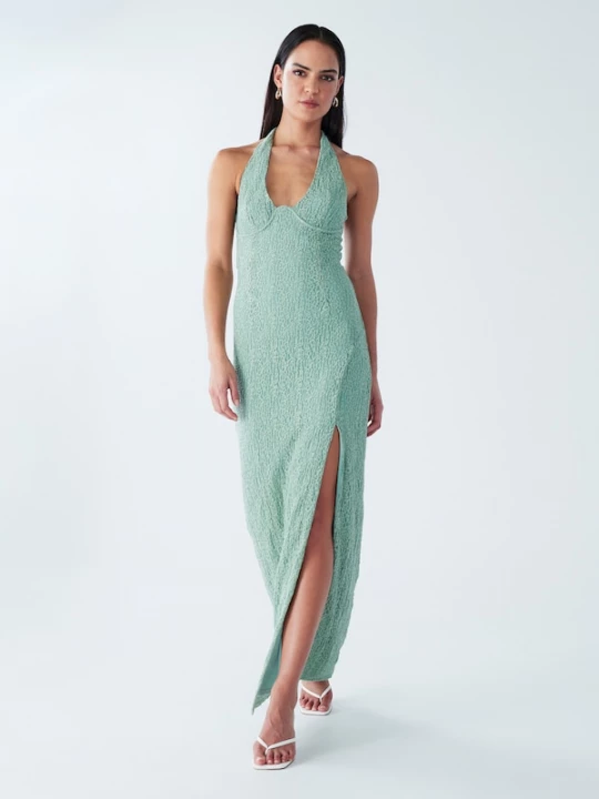 Foto van product BWLDR Avondjurk 'Colbie' mintgroen