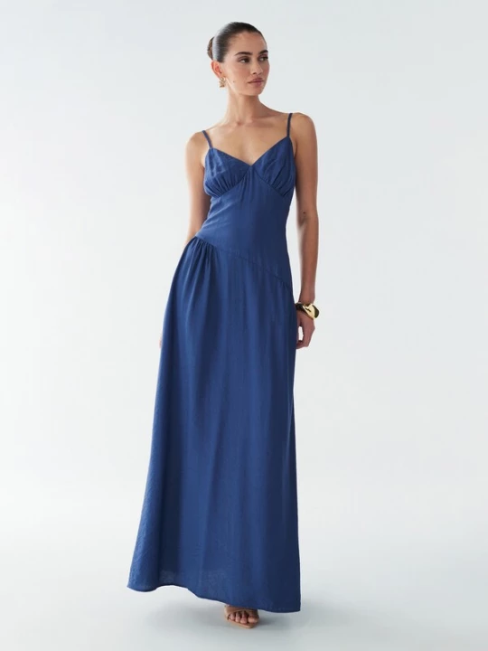 Foto van product BWLDR Avondjurk 'DAWN' blauw