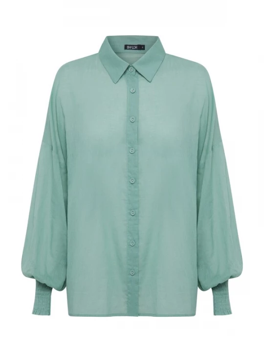 Foto van product BWLDR Blouse 'Elizabeth' pastelgroen