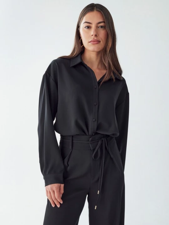 Foto van product BWLDR Blouse 'FORD' zwart