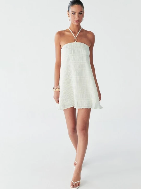 Foto van product BWLDR Cocktailjurk 'Aries' wit