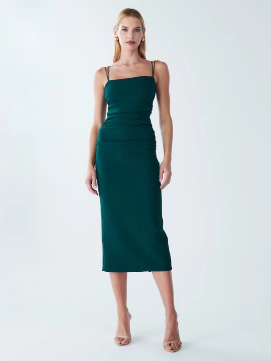 Foto van product BWLDR Cocktailjurk 'Ryette' smaragd