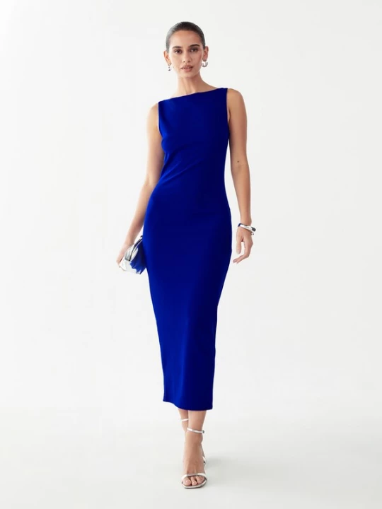 Foto van product BWLDR Cocktailjurk 'SHIAN' blauw