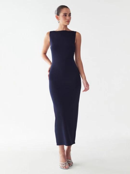 Foto van product BWLDR Cocktailjurk 'Shian' marine