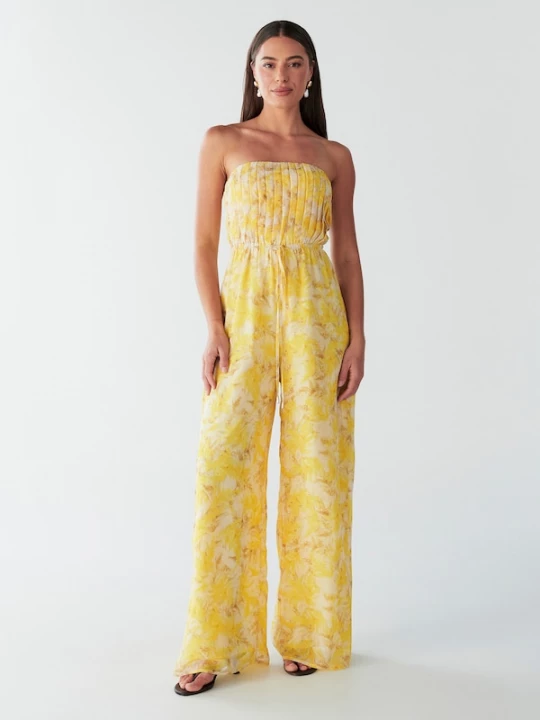 Foto van product BWLDR Jumpsuit 'ALIAS' geel