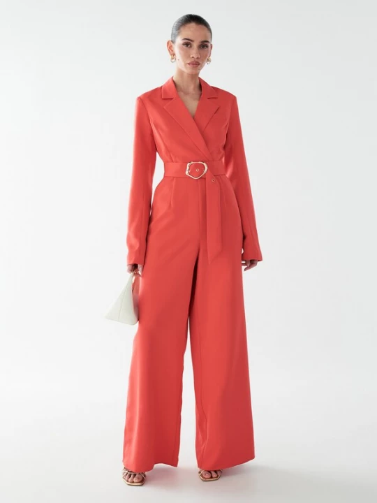 Foto van product BWLDR Jumpsuit 'Attica' koraal