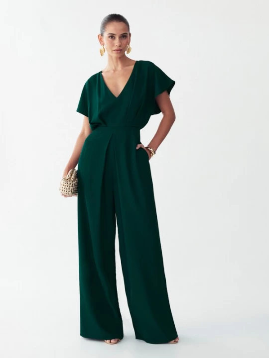 Foto van product BWLDR Jumpsuit 'Azeliah' donkergroen