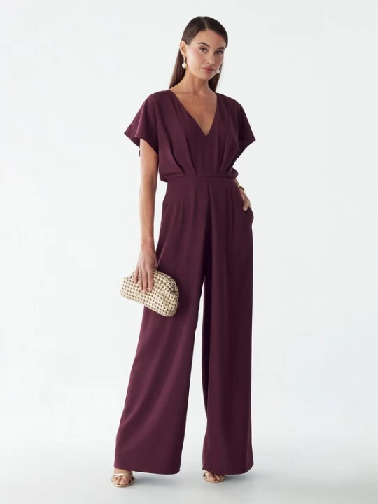 Foto van product BWLDR Jumpsuit 'Azeliah' roodviolet
