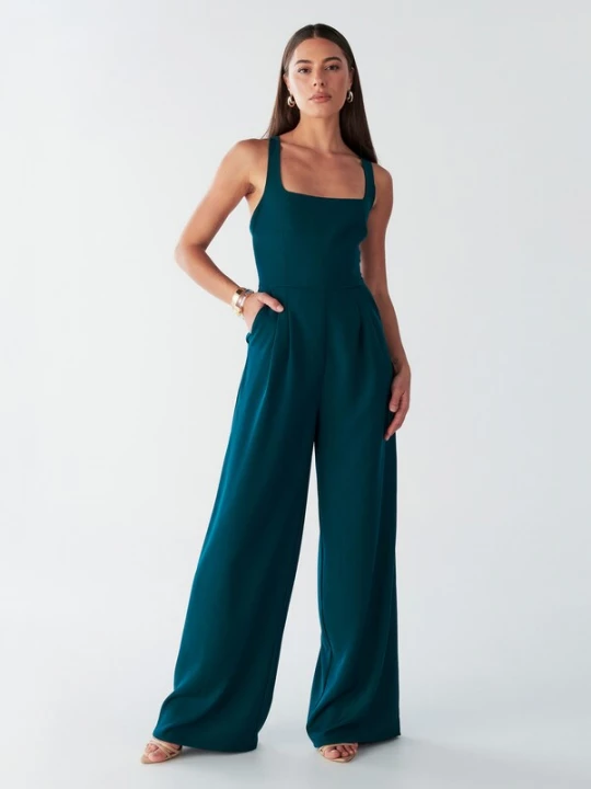 Foto van product BWLDR Jumpsuit 'CHERIE JUMPSUIT' turquoise