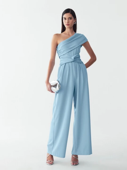 Foto van product BWLDR Jumpsuit 'Daisie' azuur