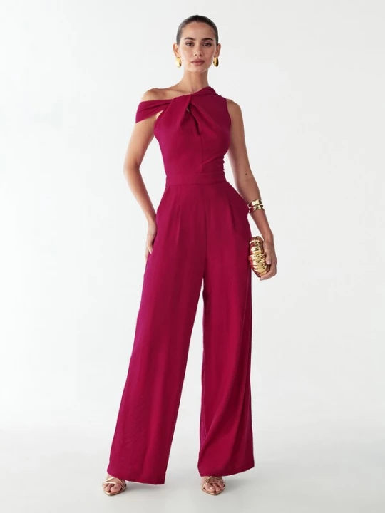 Foto van product BWLDR Jumpsuit 'Fergie' bessen