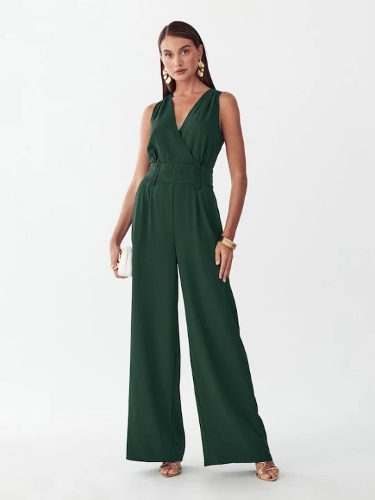 Foto van product BWLDR Jumpsuit 'Glade' donkergroen