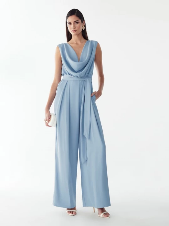 Foto van product BWLDR Jumpsuit 'Joanna' blauw