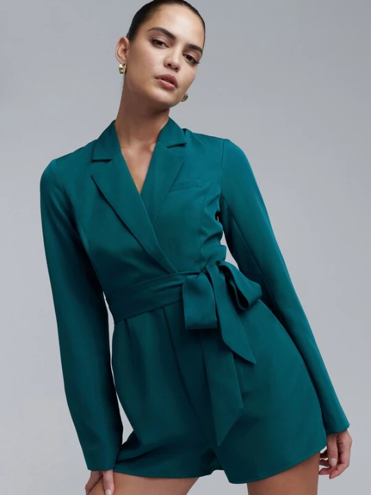 Foto van product BWLDR Jumpsuit 'Kate' donkergroen