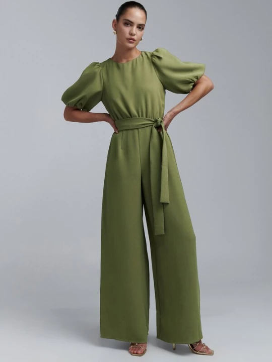 Foto van product BWLDR Jumpsuit 'Laney' groen