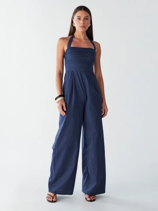 Foto van product BWLDR Jumpsuit 'LILO JUMPSUIT' navy