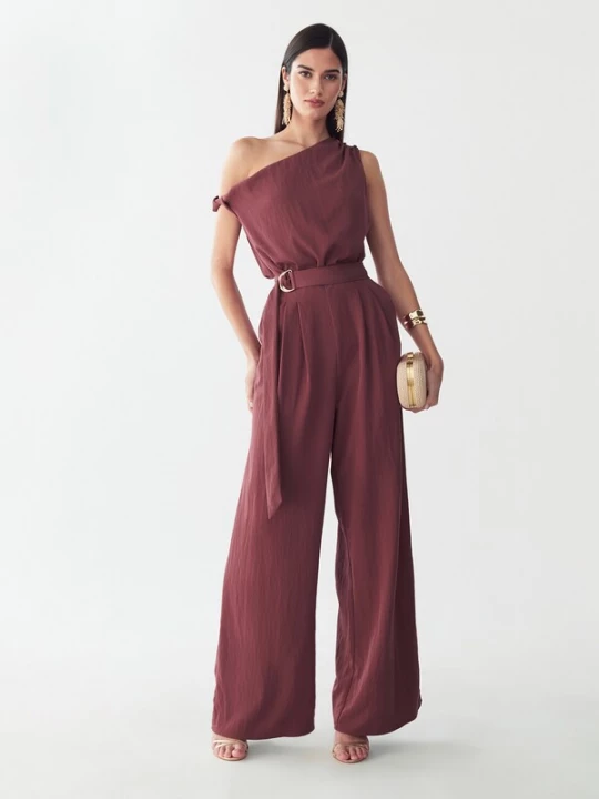 Foto van product BWLDR Jumpsuit 'Mariah' magenta