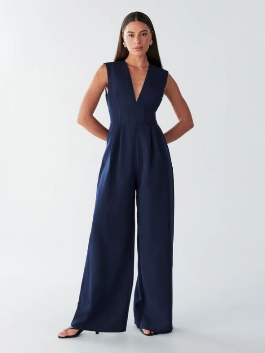 Foto van product BWLDR Jumpsuit 'ROMANCE JUMPSUIT' navy