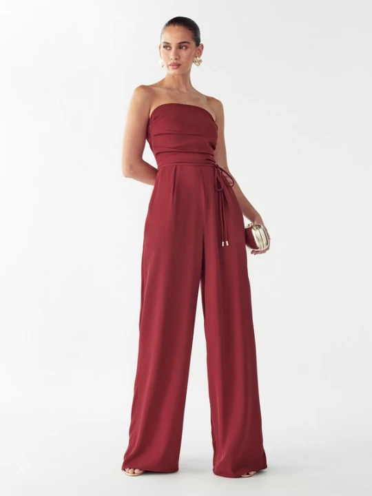 Foto van product BWLDR Jumpsuit 'SIAND' bordeaux