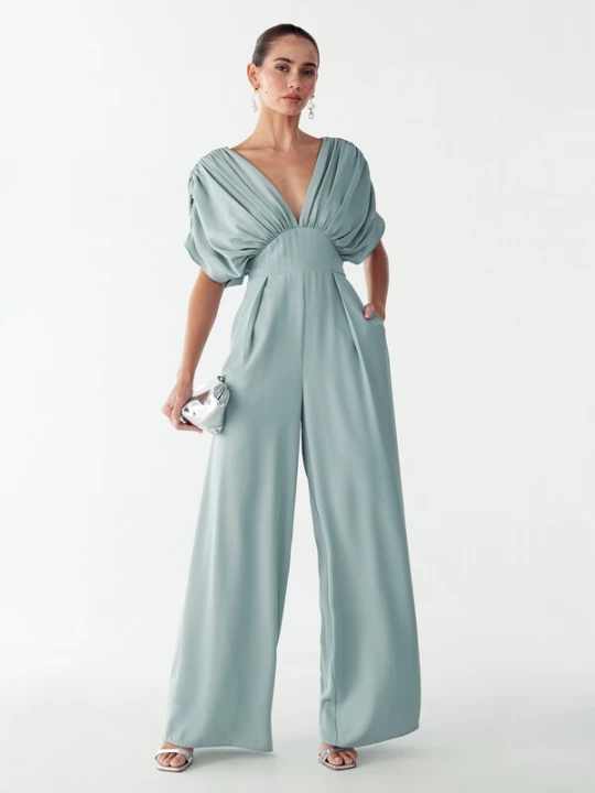 Foto van product BWLDR Jumpsuit 'Sunny' mintgroen
