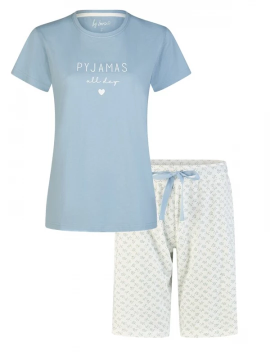 Foto van product By Louise Korte pyjama 'Capri' blauw