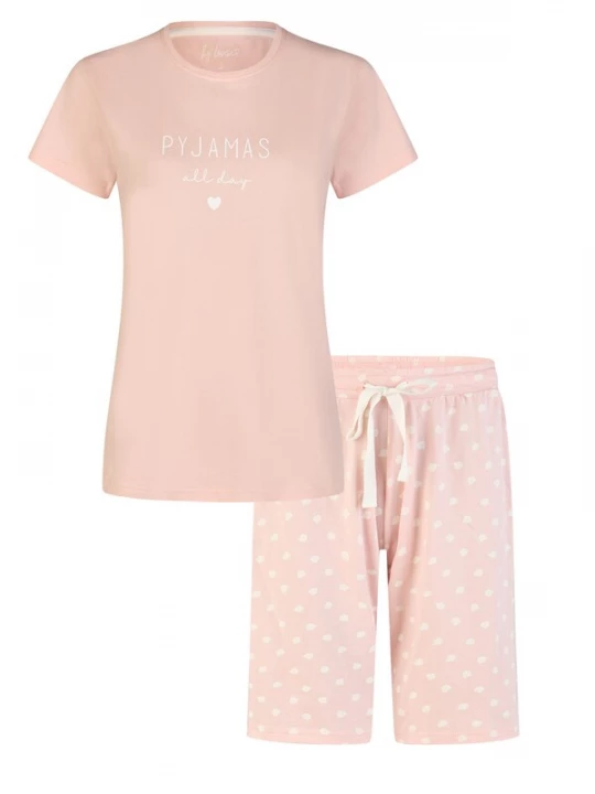 Foto van product By Louise Korte pyjama 'Capri' pink